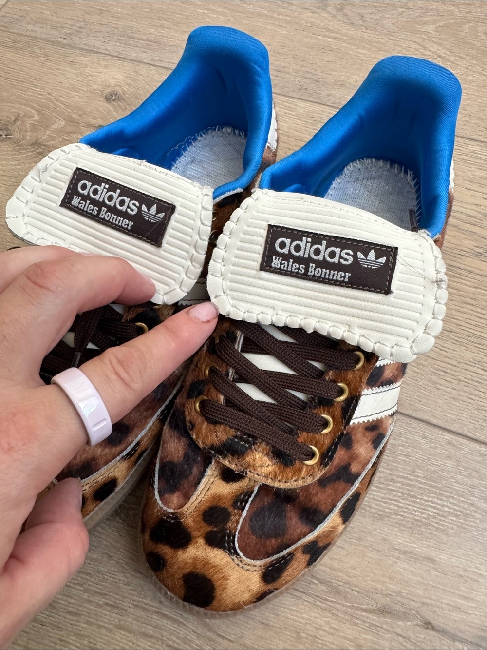 adidas X Wales Bonner Women’s Leopard Print Sneaker - Picture 6 of 10